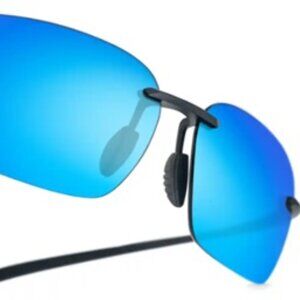 Shady Rays Glacier Huron Matte Black Polarized Sunglasses, Unisex - New